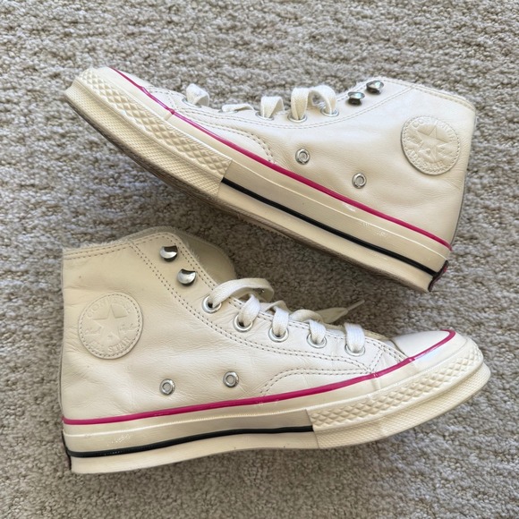 Converse Leather Chuck 70 HIGH WOMEN All Star STREET WARMER Faux Fur Sneakers‎ 6 - Picture 1 of 14